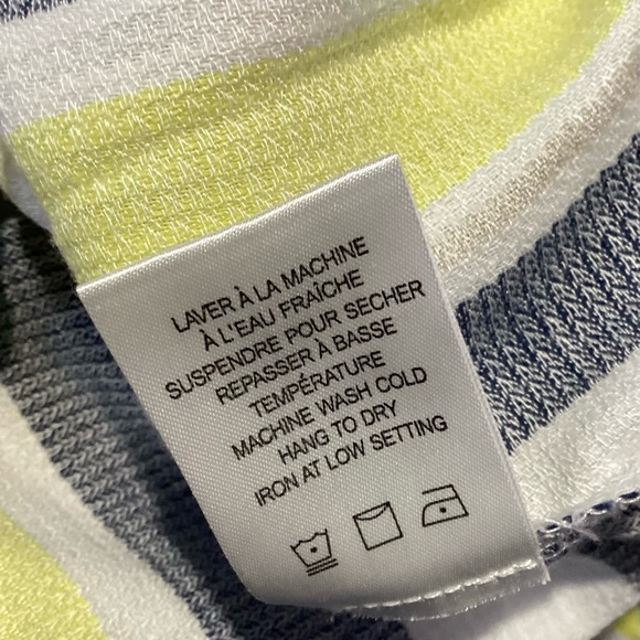 Hilary Radley For Katherine Barkley women’s Medium Striped Button Down - Picture 10 of 11